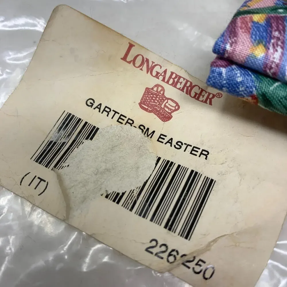 Vintage 1990's NEW Longaberger Small Easter Garter Only #2262250 NIP
